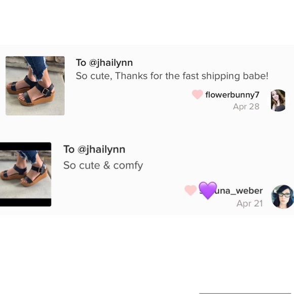 Black Platform strappy sandal - Picture 2 of 5